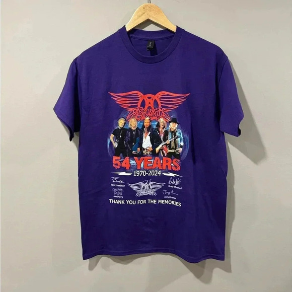 Other - Aerosmith Band 54 Years T-Shirt